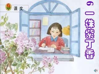 《一株紫丁香》课件