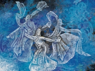 上学路上——藏族幼儿踢踏舞