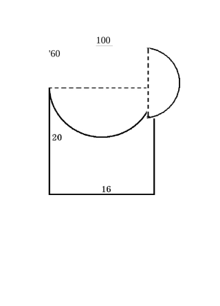 圆周长的组合图形