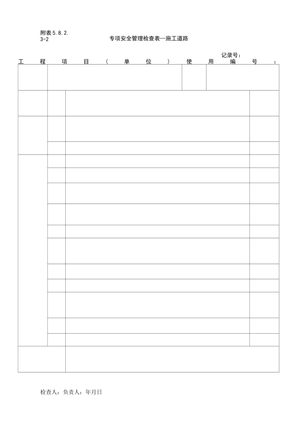 专项安全检查表.._第2页