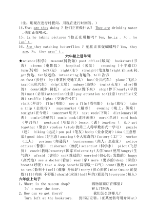 英语总复习必会