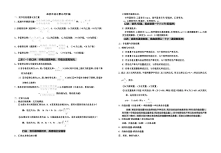 经济生活计算公式汇编