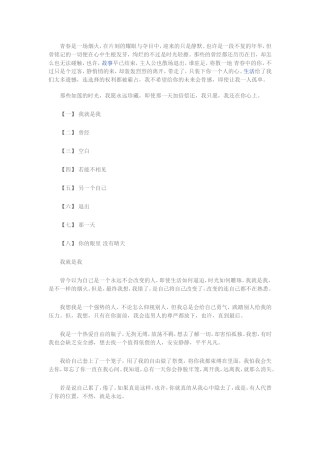 青春是一场烟火