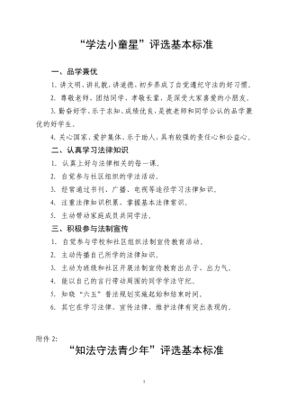 知法守法青少年