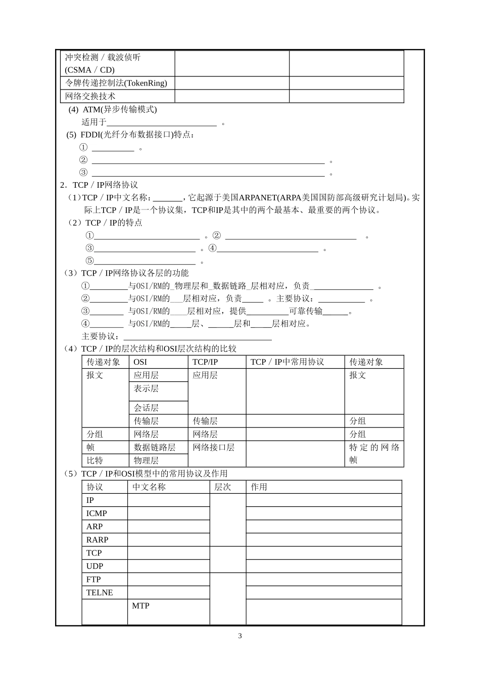 TCPIP网络参考模型_第3页