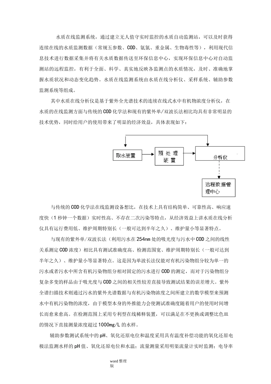 水质在线监测系统设计_第1页