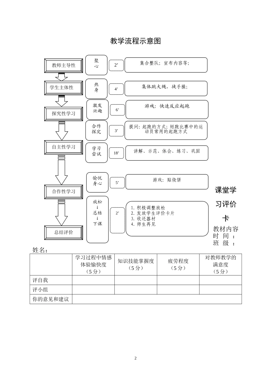高中快速跑教案(李光全）_第2页