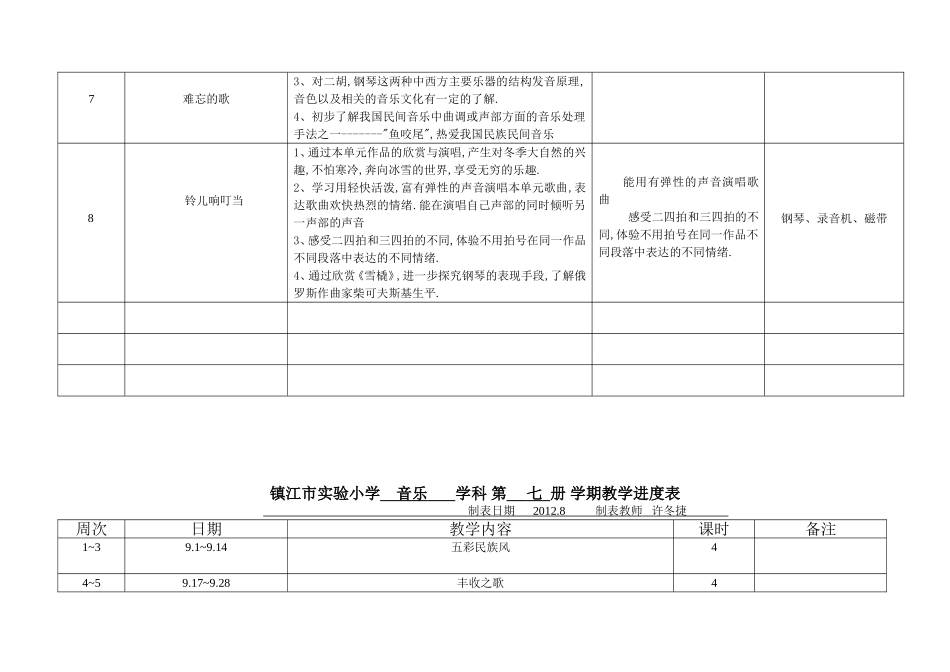 第七册教学计划、进度表_第3页