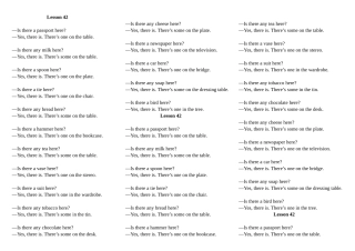 新概念部分课文