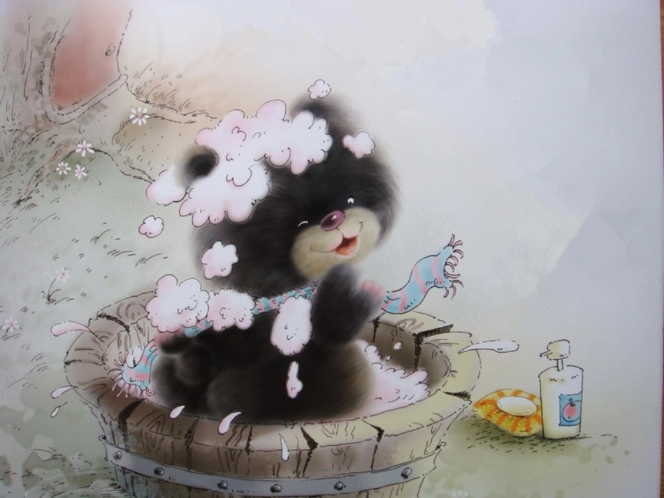 被澡盆卡住的熊_第3页