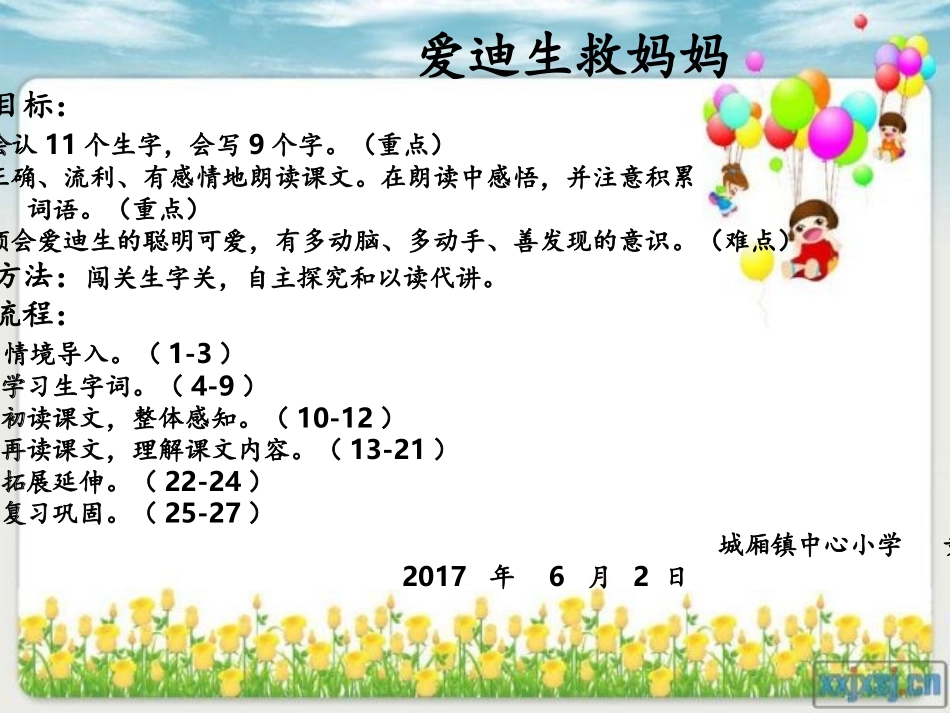 《爱迪生救妈妈》_第1页