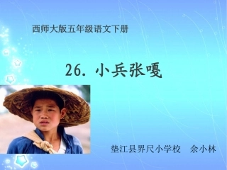 《小兵张嘎》课件