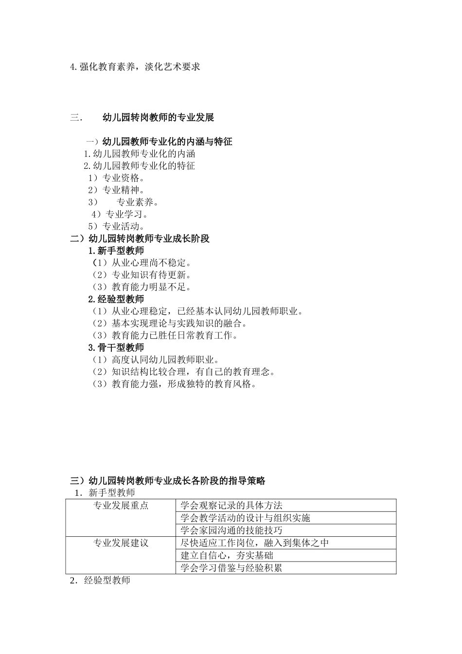幼儿园教师专业标准及专业发展_第2页