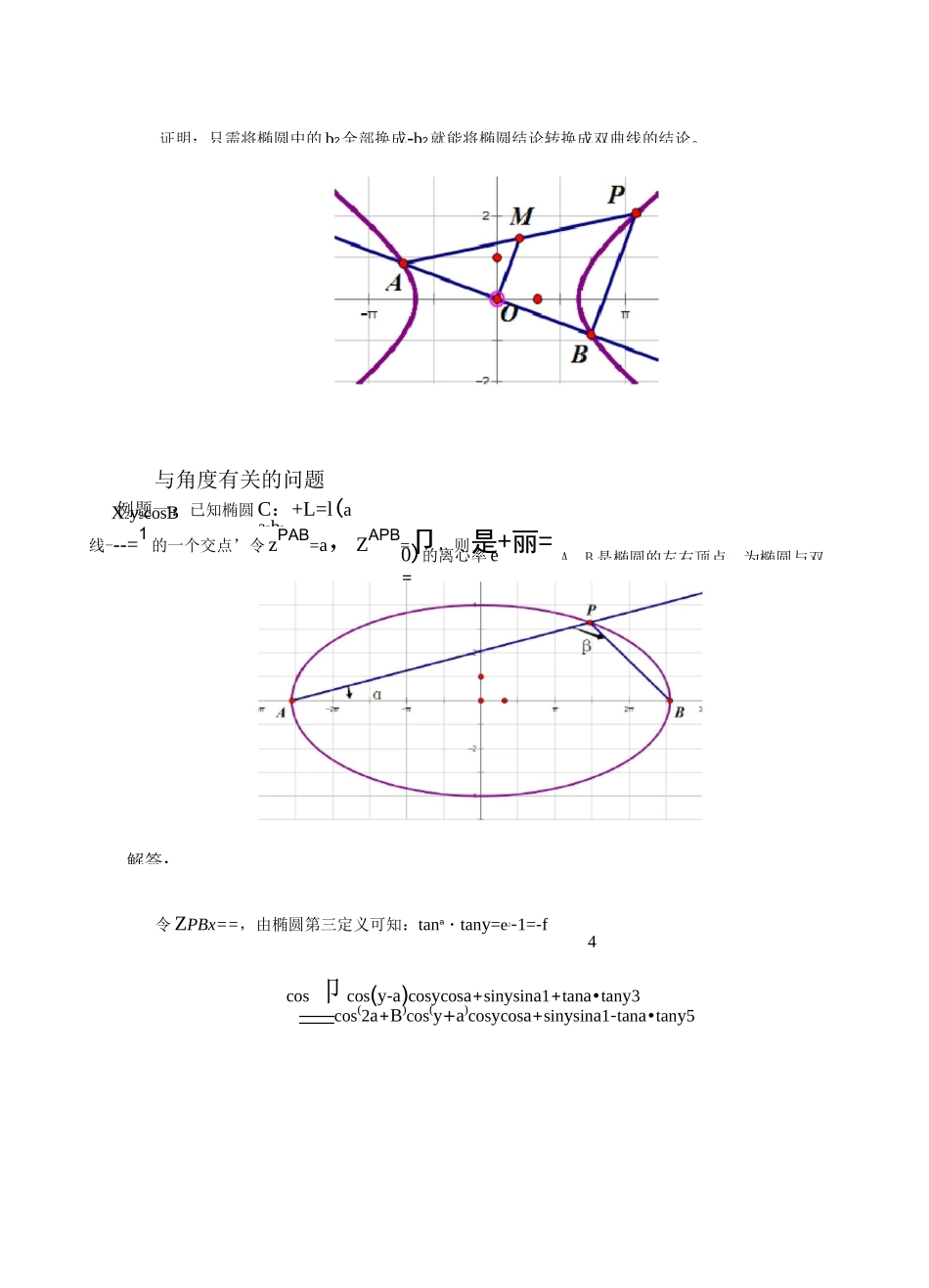 圆锥曲线地第三定义_第2页