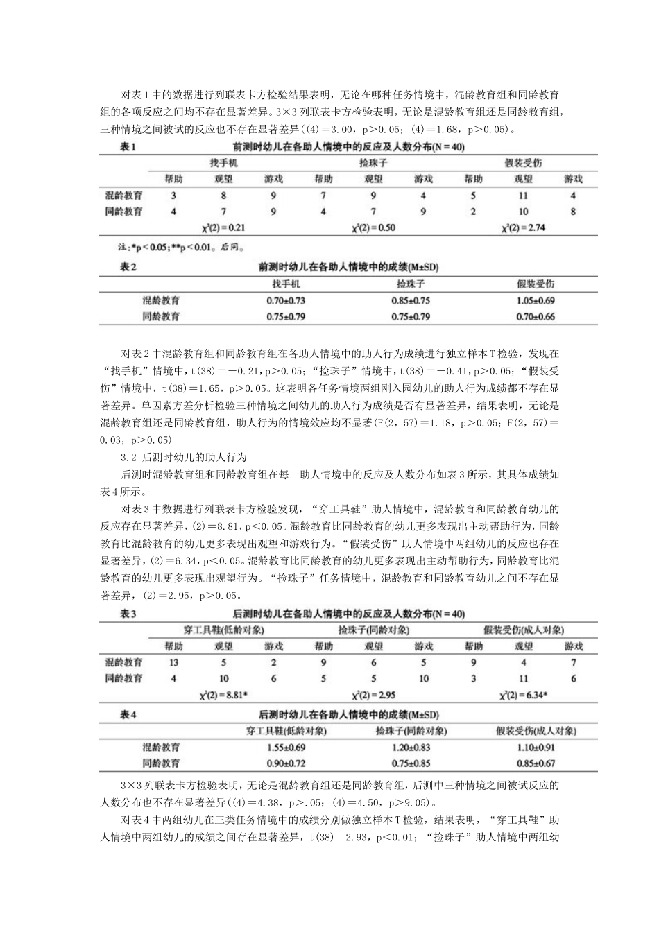 混龄教育对幼儿助人行为的促进作用_第3页