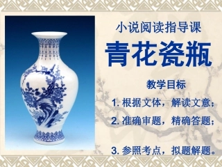 青花瓷瓶阅读评讲