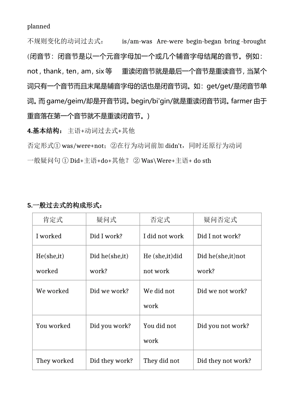 一般过去时详解_第2页