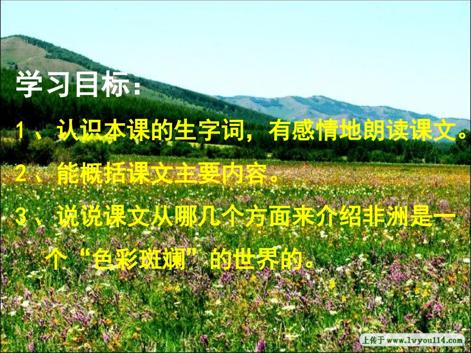 彩色的非洲PPT_第3页