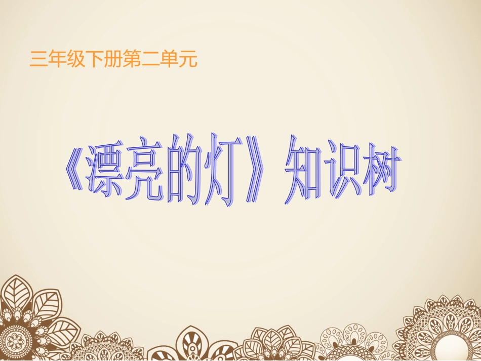 三下第二单元美术知识树_第1页