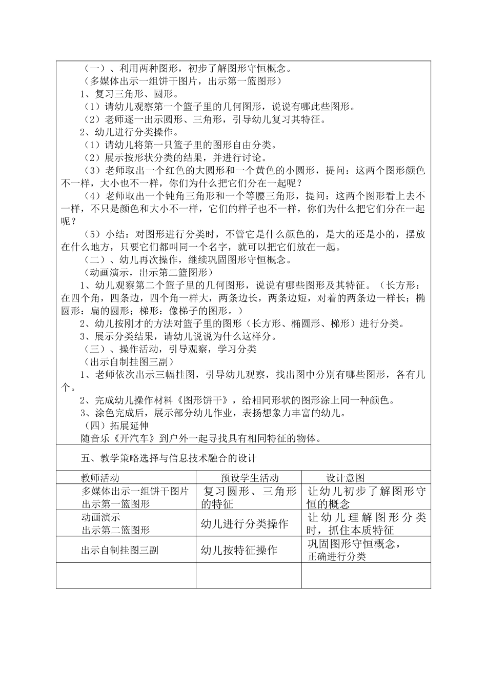 幼儿园转岗教师短期集中培训子项目应用成果（教学设计方案）_第2页