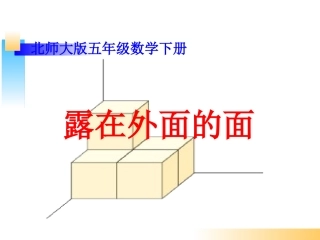 《露在外面的面》