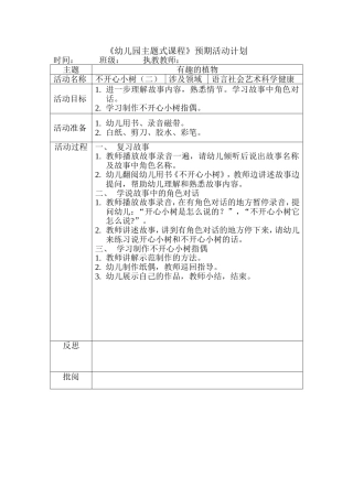 不开心小树（二）