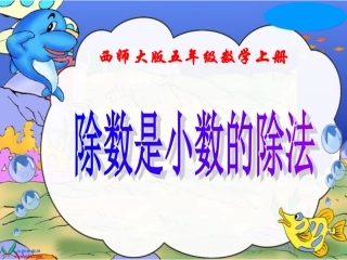 除数是小数的除法例三