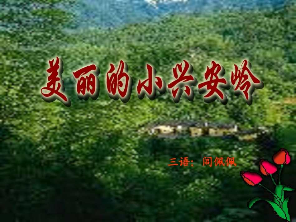 《美丽的小兴安岭》闾佩佩_第1页
