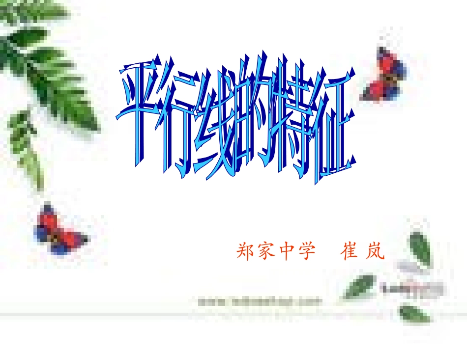 平行线的特征课件_第2页