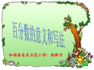 百分数的意义