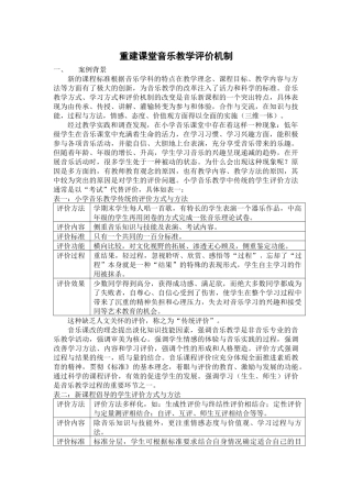 重建课堂音乐教学评价机制