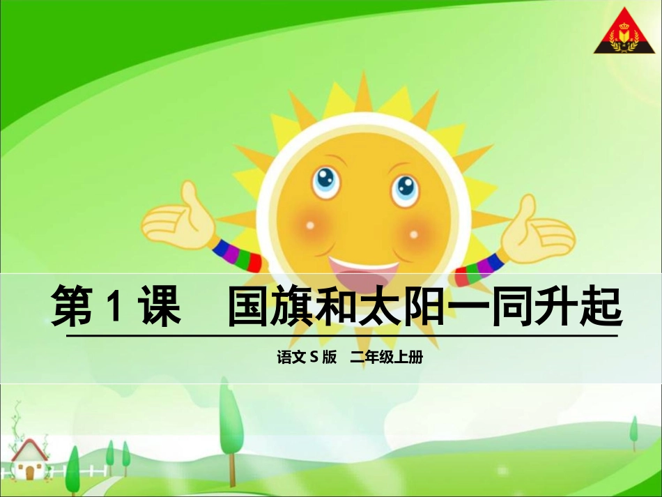 国旗和太阳一同升起_第1页
