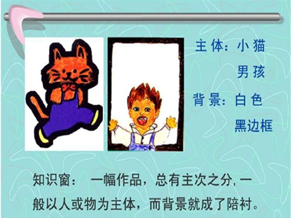 主体与背景(人教新课标)四年级美术下册PPT课件_第3页