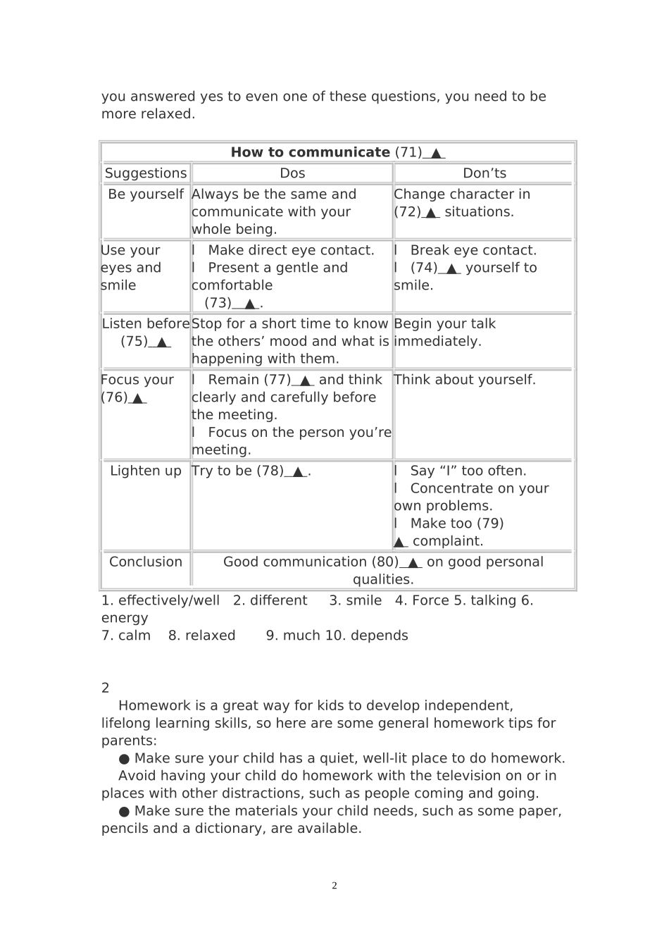 高考任务型阅读精选试题_第2页