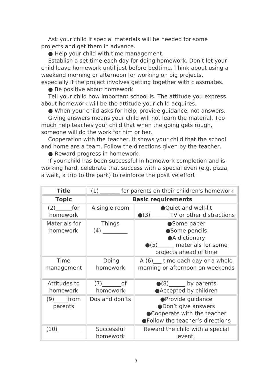 高考任务型阅读精选试题_第3页