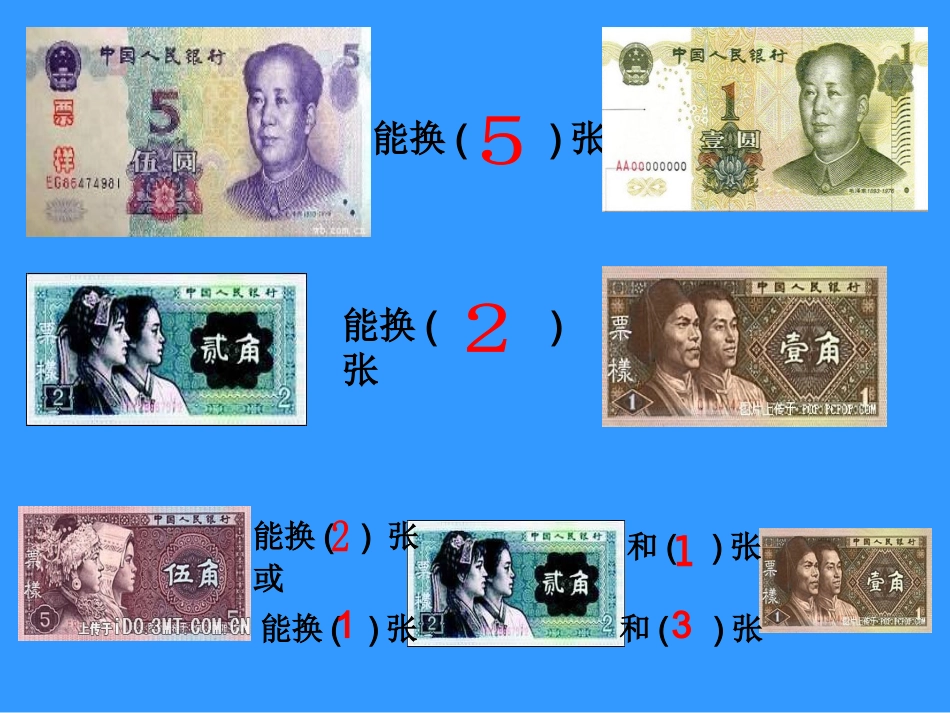 一年级数学下册认识人民币_第3页