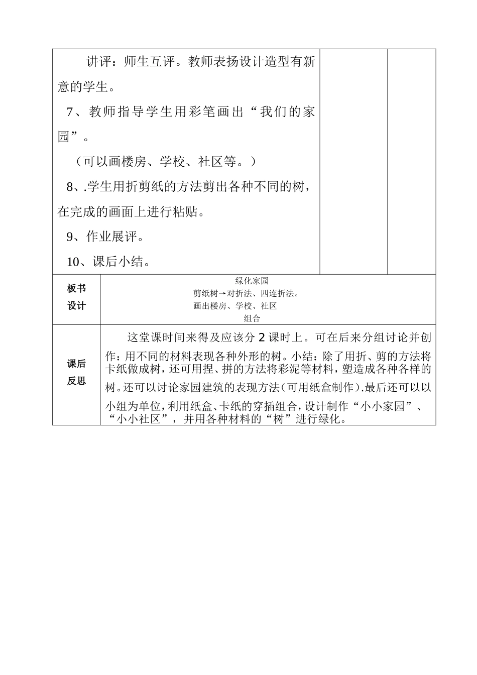 美术六册电子教案二次备课-绿色家园_第3页