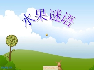 《水果谜语》
