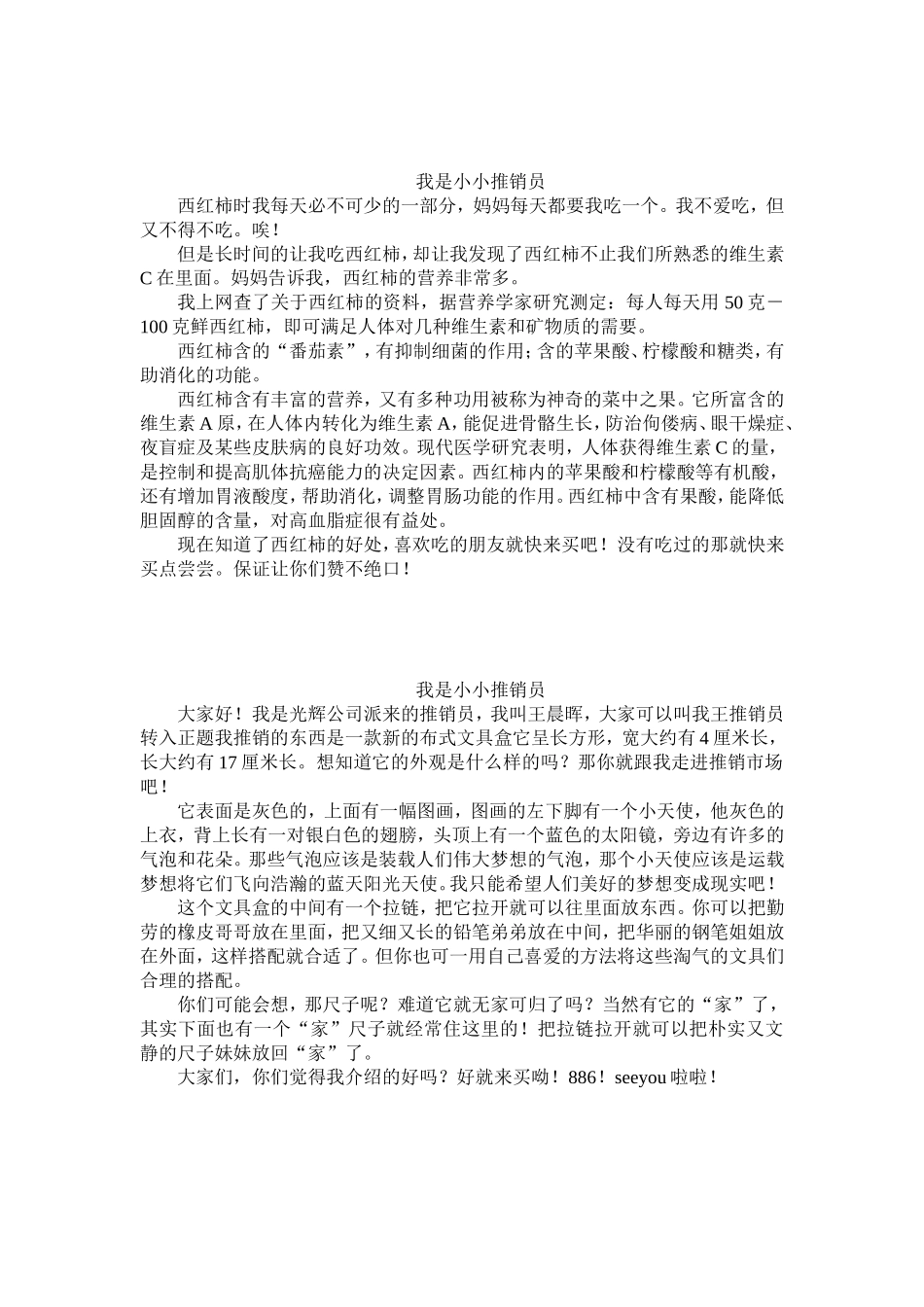 我是小小推销员_第2页