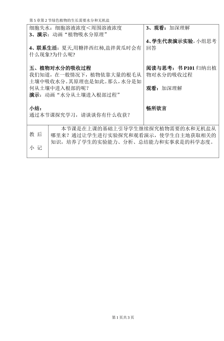 植物对水分和无机盐的吸收_第3页