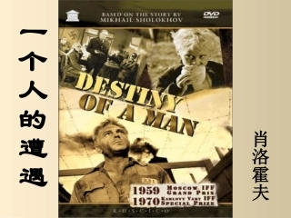 一个人的遭遇_课件