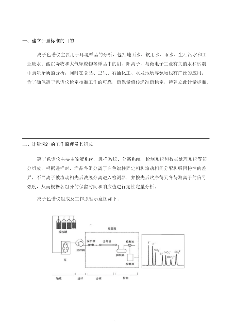 离子色谱仪计量标准技术报告_第3页