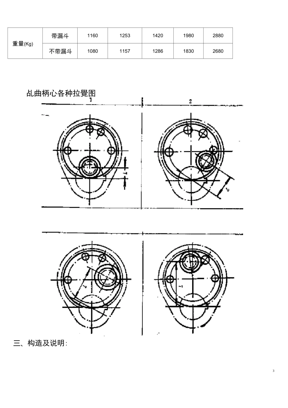 K型往复式给煤机使用说明书_第3页