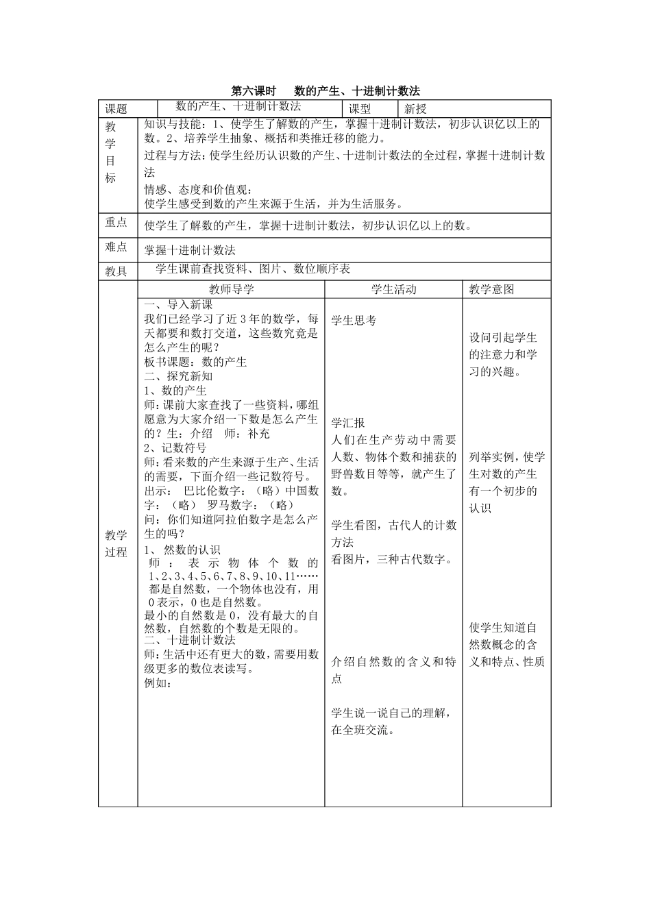 第六课时数的产生_第1页