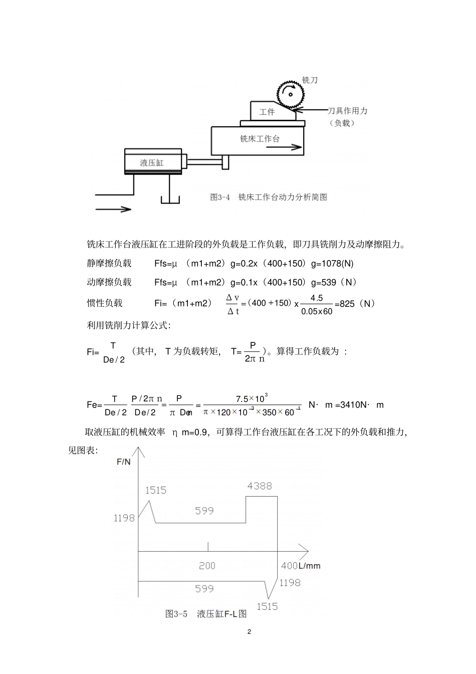专用铣床工作台液压系统设计_第3页