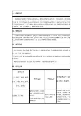 地形图的判读