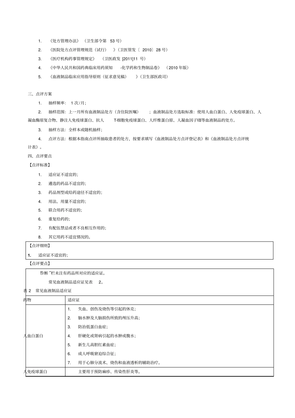 专项处方点评指引二血液制品处方点评指引_第2页