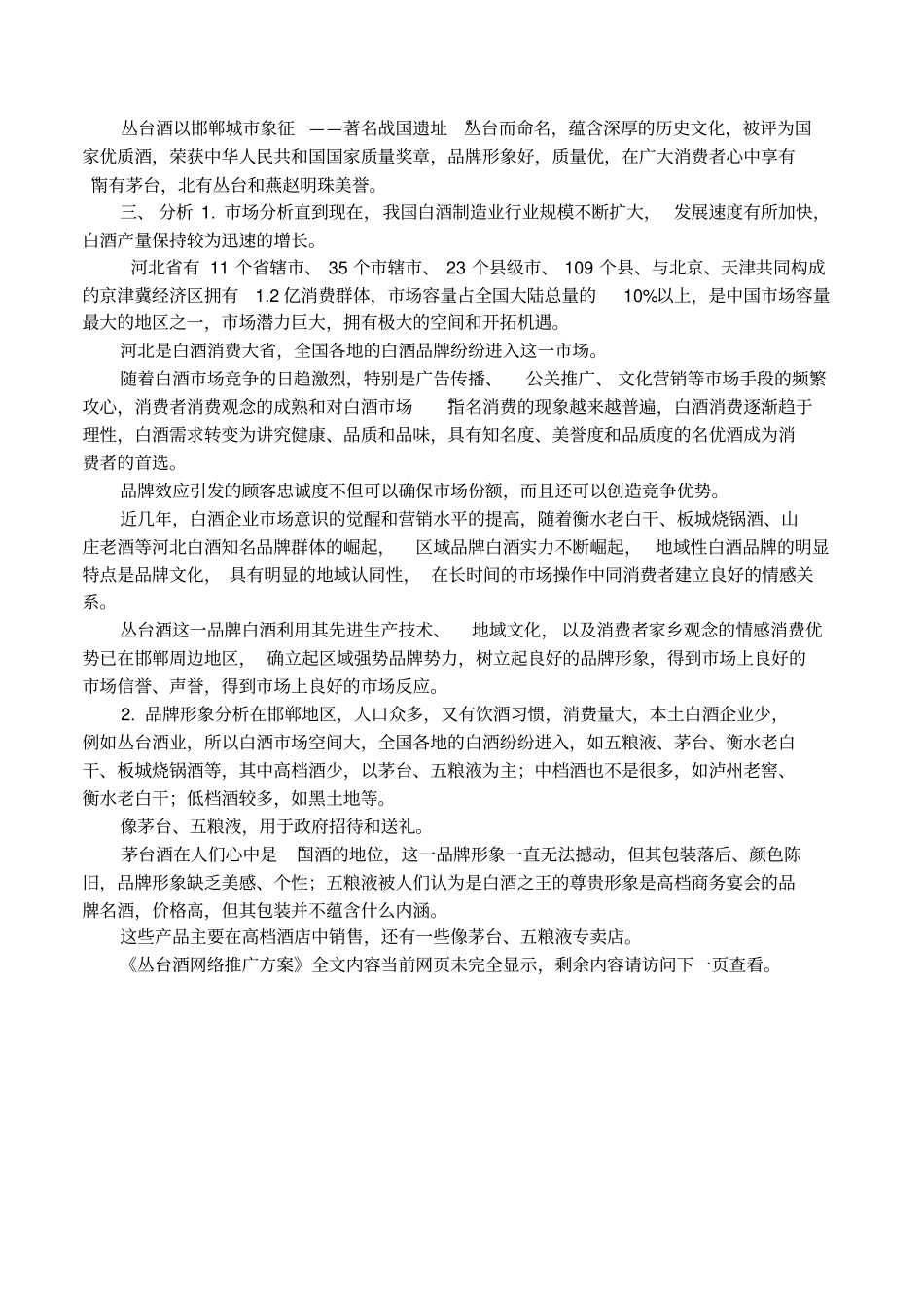 丛台酒网络推广方案_第2页