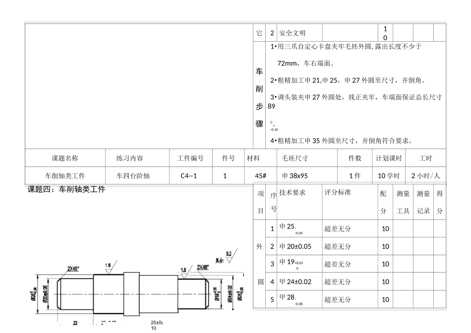 (完整版)初级车工实操试题_第2页