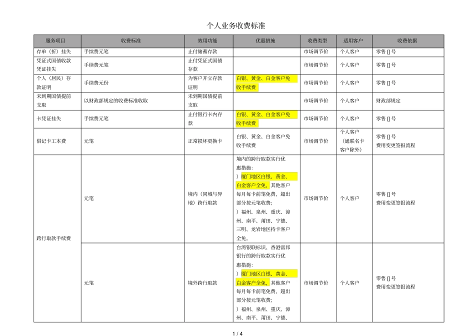 个人业务收费标准_第1页